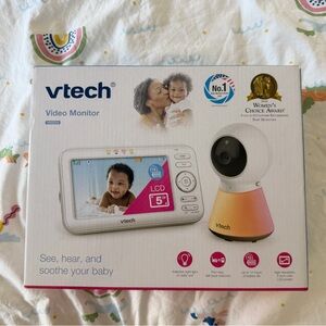 VTech 5” Video Baby Monitor w/ Camera Parent Unit Box Manual